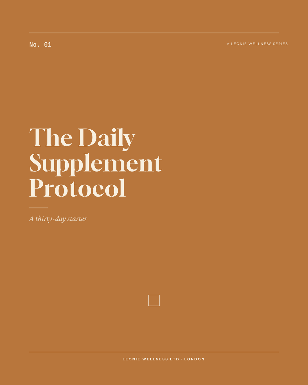 The Daily Supplement Protocol